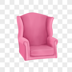侧面的粉色沙发图片