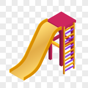 儿童节滑梯装饰素材图案图片
