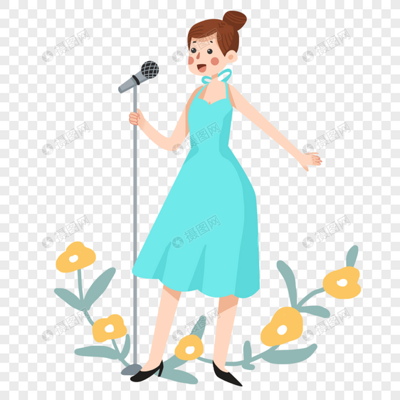 唱歌的女歌手图片