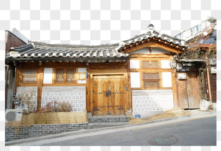 韩国韩屋民居高清图片