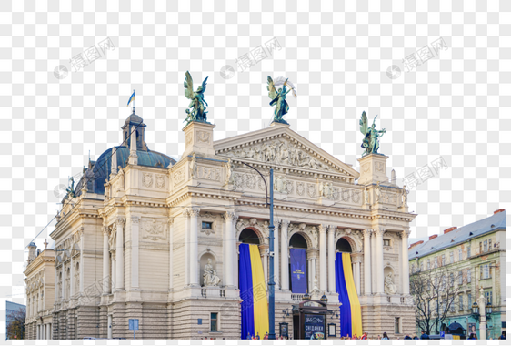 乌克兰利沃夫老城大剧院图片