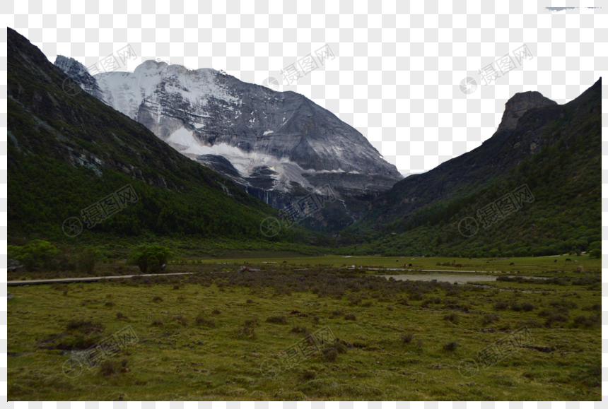 稻城亚丁风景区雪山图片