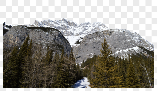 加拿大班夫国家公园风景照图片
