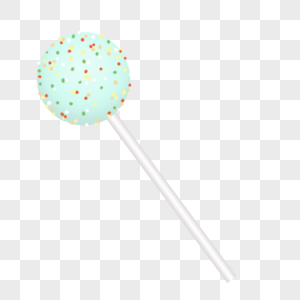 淡蓝绿色棒棒糖儿童节元素高清图片