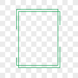 边框底纹长方形绿色高清图片