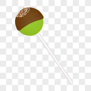 绿色巧克力棒棒糖儿童节元素图片
