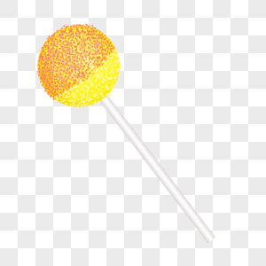 红黄色儿童节棒棒糖元素图片