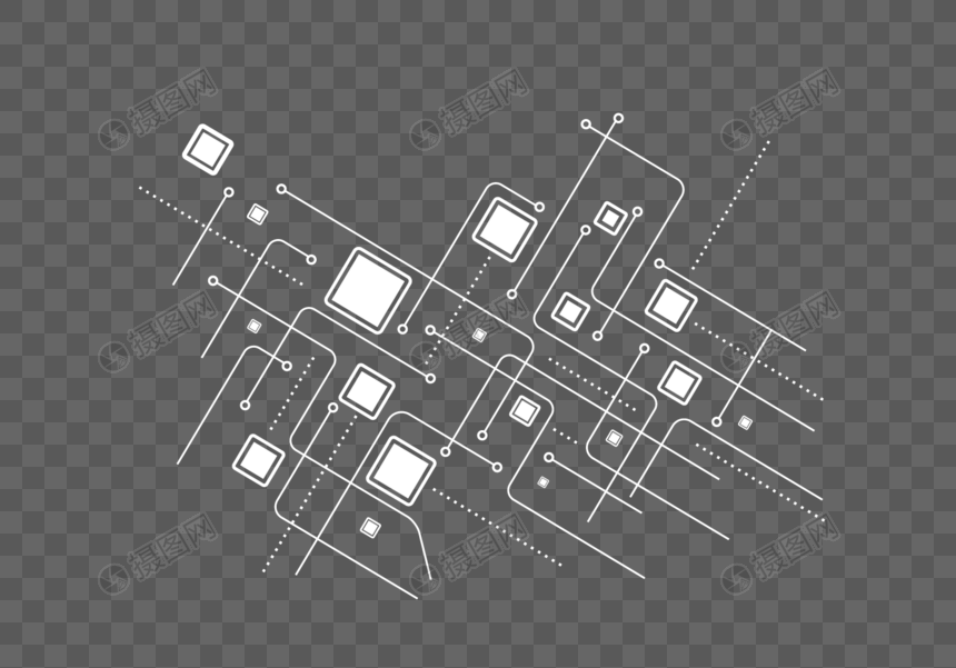 线条科技交错图片