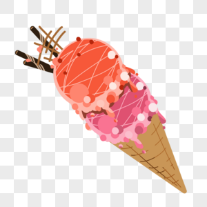 双色多口味冰淇淋图片