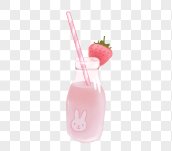 草莓奶昔图片