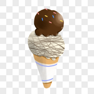 夏日冰淇淋卡通素材下载图片