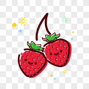 草莓MBE图标风格图片