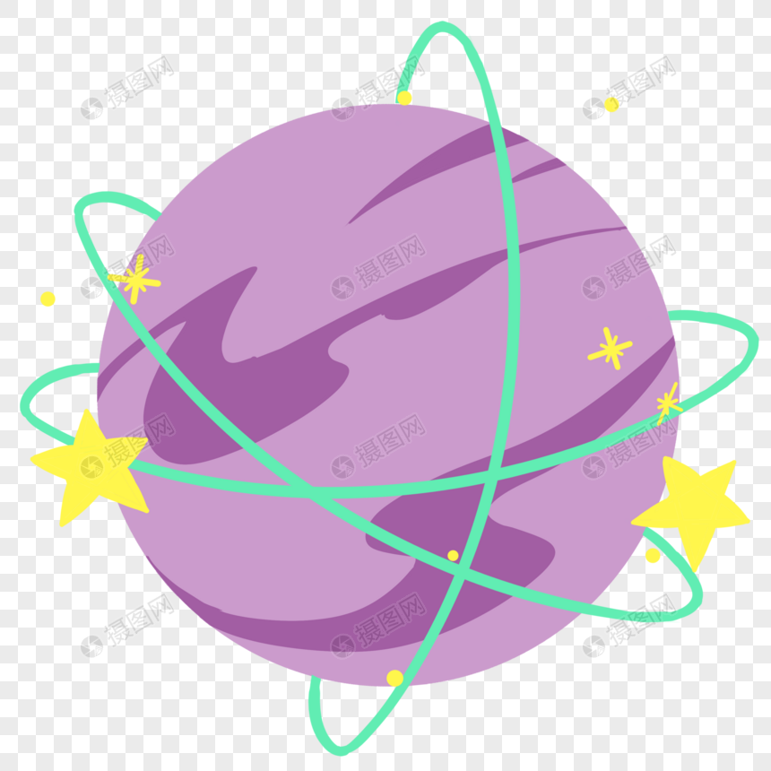 紫色星球图片