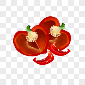 红色甜椒图片