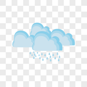 雨天灰色蓝色高清图片