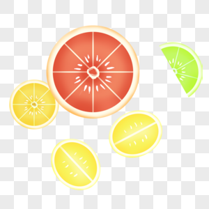 黄色橘子水果图片