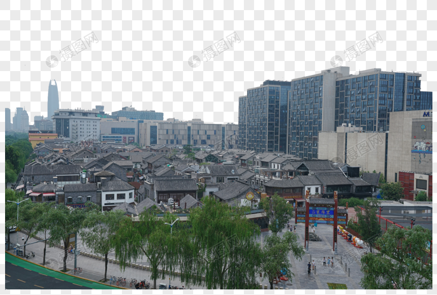 济南地标宽厚里老街图片