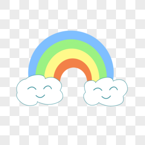 彩虹的微笑图片