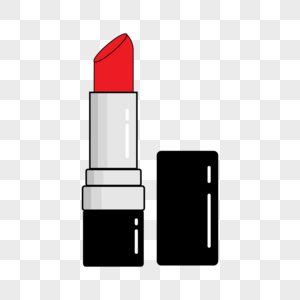 卡通mbe风口红元素插画图片