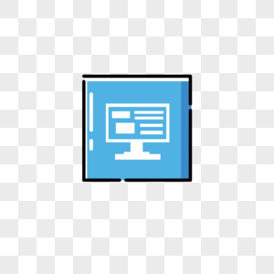 电脑卡通图标免抠素材图片