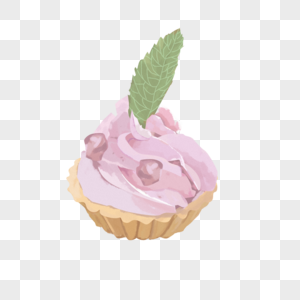 卡通草莓冰淇淋图片