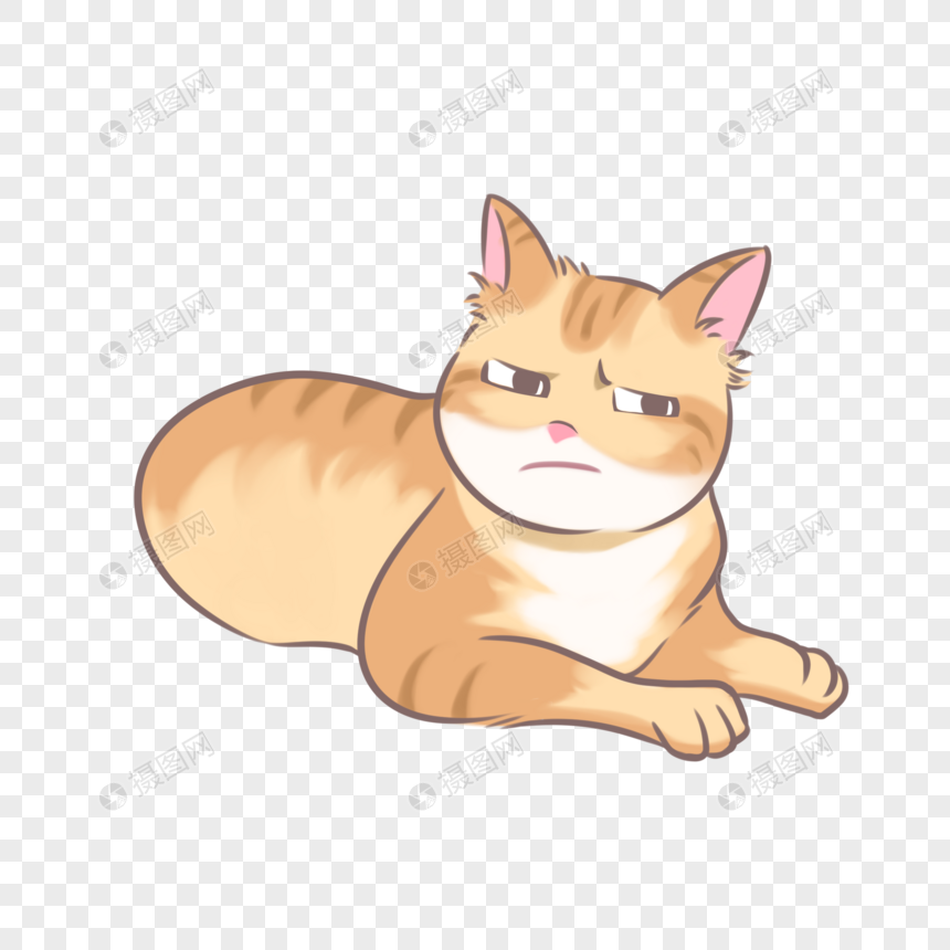 猫咪漫画2大橘为重元素素材下载 正版素材 摄图网