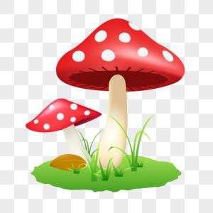 蘑菇红色蘑菇高清图片