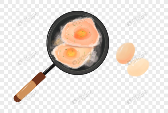 手绘煎蛋图片
