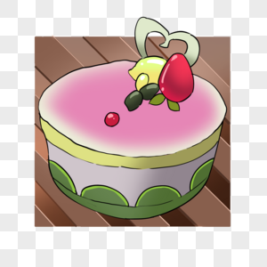 西瓜蛋糕图片