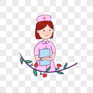 护士卡通卡通女护士高清图片