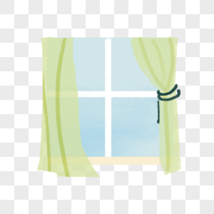 窗户和窗帘图片