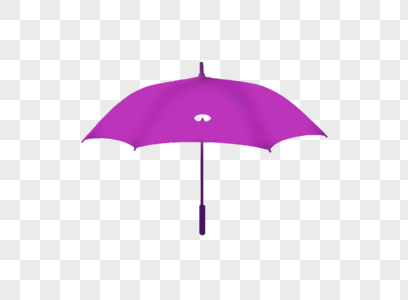 紫色雨伞图片