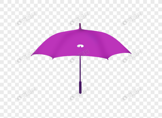 紫色雨伞图片