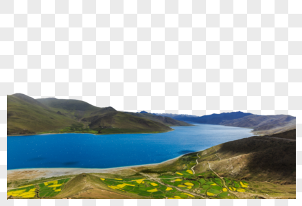 西藏羊卓雍错湖图片