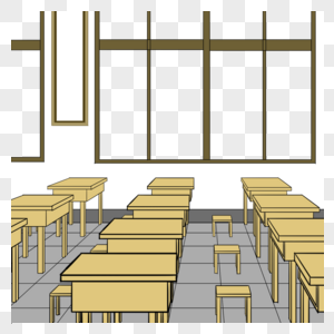 教室场景高清图片素材