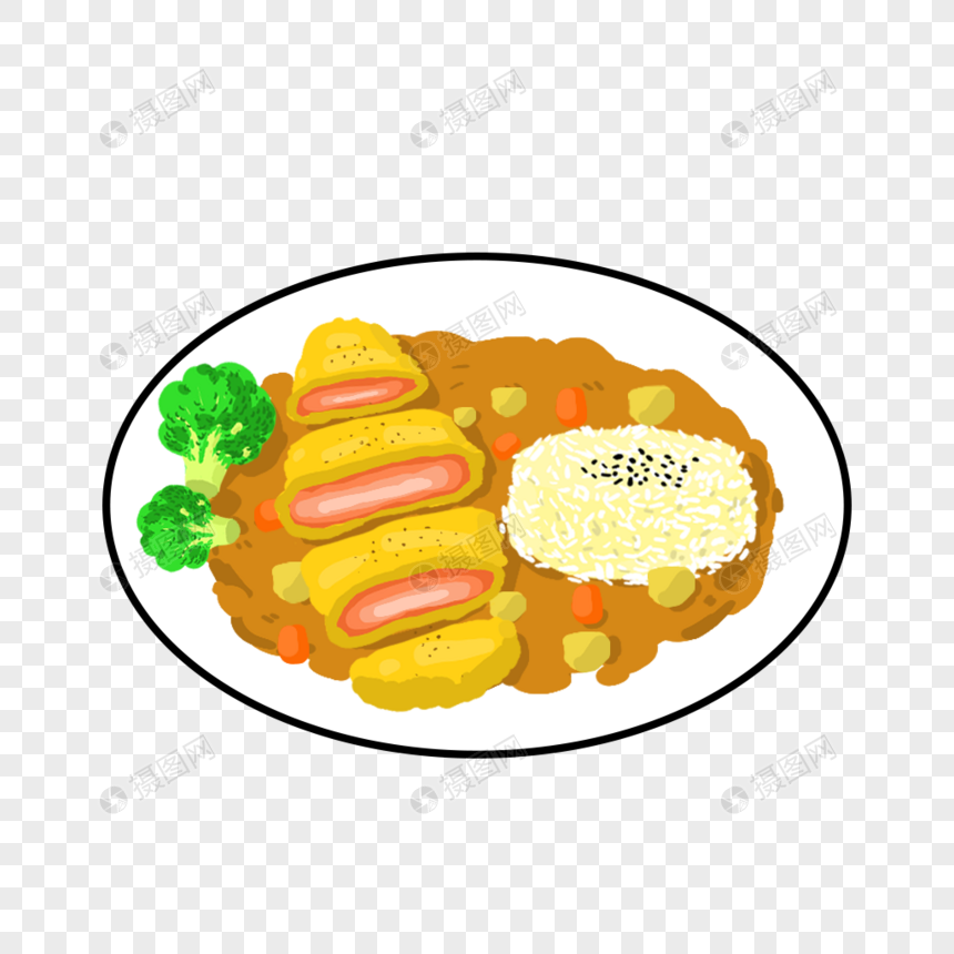 鸡排饭