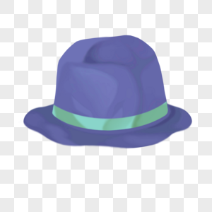 蓝渔夫帽4蓝色遮阳帽高清图片