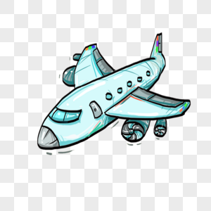 彩色小飞机卡通免抠素材高清图片小飞机在蓝天下飞行高清图片开小飞机