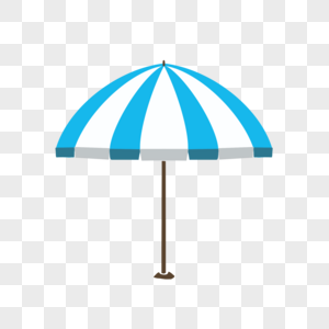 蓝色遮阳伞图片