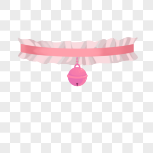 粉色颈链项圈图片