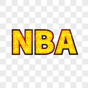 NBA艺术字高清图片