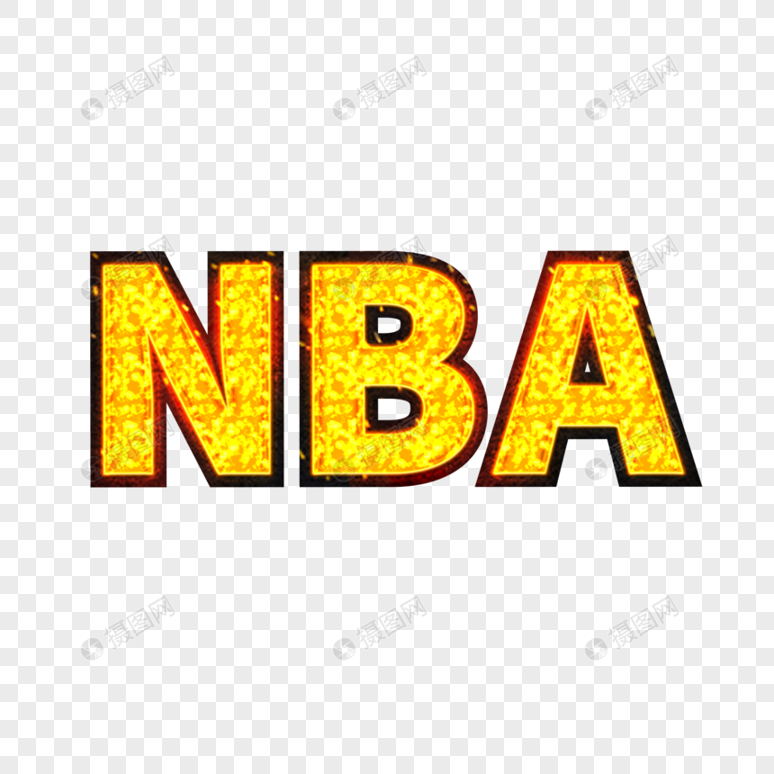 NBA艺术字图片