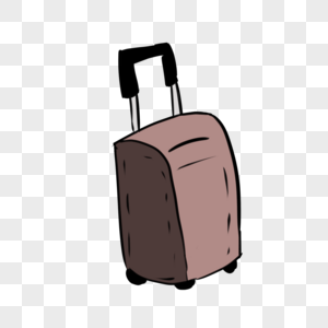 旅行元素行李箱图片