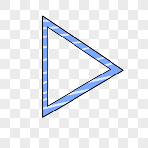 蓝色渐变三角高清图片