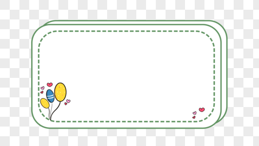 扩散矩形边框素材