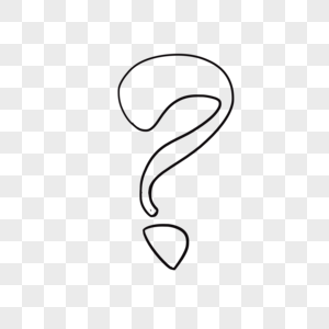 简笔画问号图片