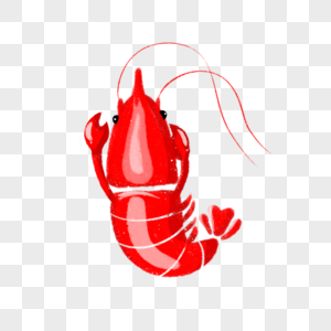 红红的小龙虾图片