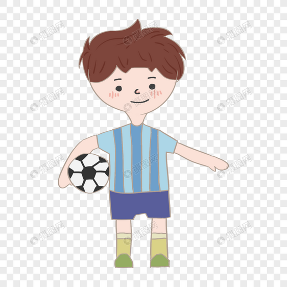 足球赛小男孩踢足球图片
