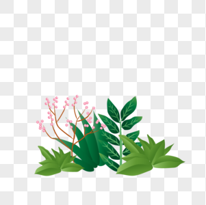 花卉绿植漂浮图片