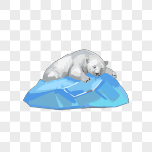 环保南极北极熊图片